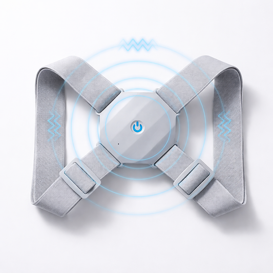 PosturePulse™ – Corrector Inteligente de Postura con Vibración Correctiva, Alivio de Dolor Cervical y Diseño Ergonómico Ajustable