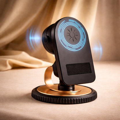 SoundLift™ – Altavoz Inductivo Magnético con Soporte 360° para Smartphone