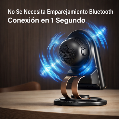 SoundLift™ – Altavoz Inductivo Magnético con Soporte 360° para Smartphone